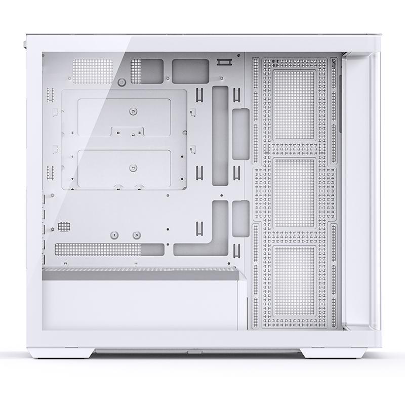 A large main feature product image of Jonsbo D300 mATX Case (White)