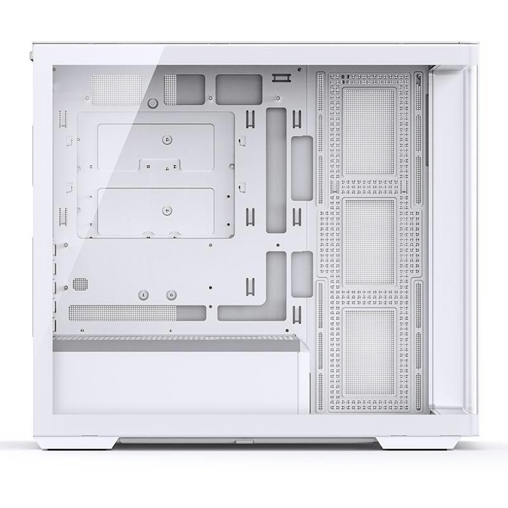 A large main feature product image of Jonsbo D300 mATX Case - White