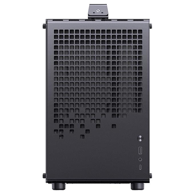 A large main feature product image of Jonsplus Z20 SFF 20L mATX Case (Black)