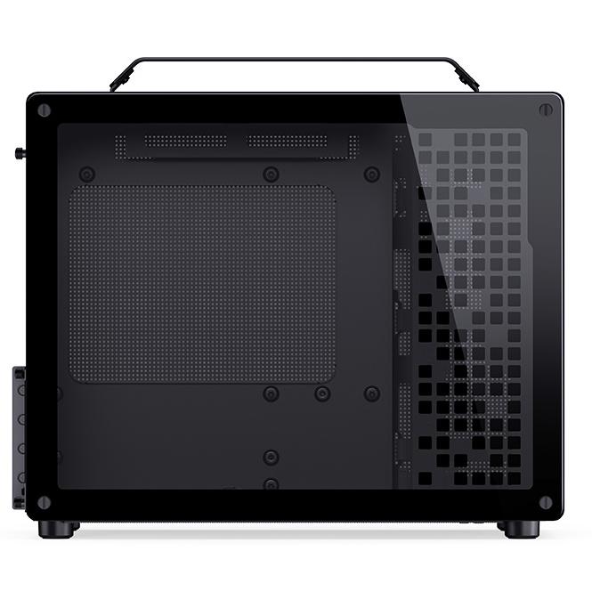 A large main feature product image of Jonsplus Z20 SFF 20L mATX Case (Black)