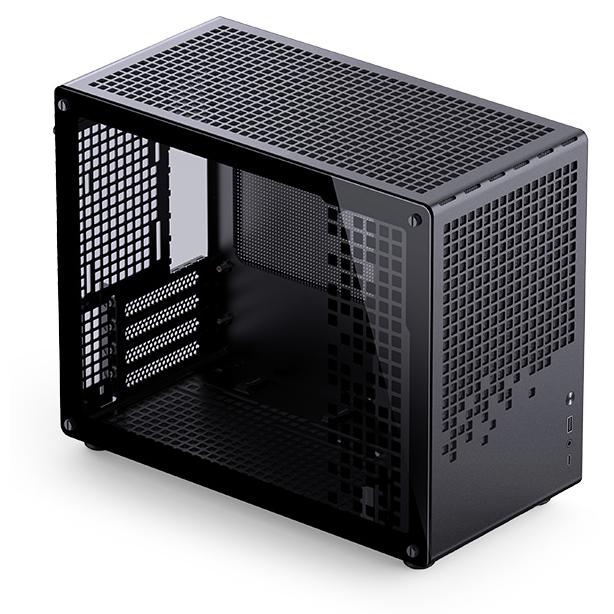 A large main feature product image of Jonsplus Z20 SFF 20L mATX Case (Black)