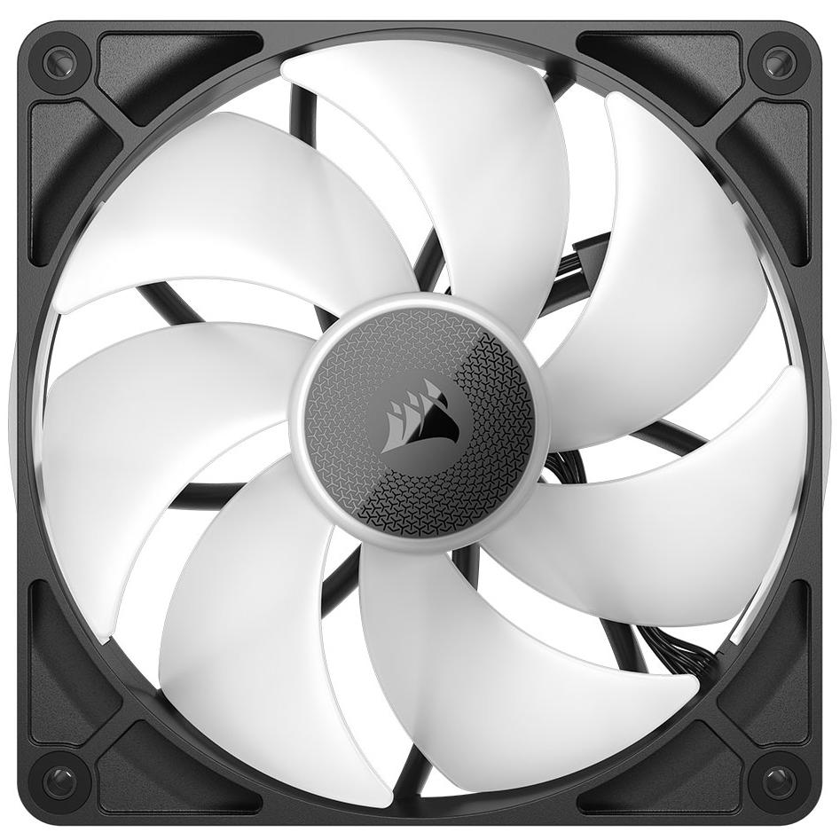 A large main feature product image of Corsair iCUE LINK RX140 RGB - 140mm PWM Modular LCP Fan (Black)