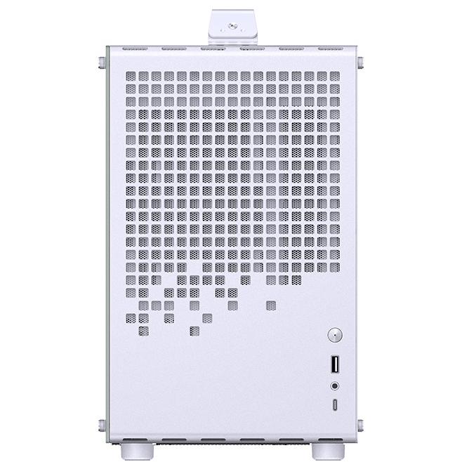 A large main feature product image of Jonsplus Z20 SFF 20L mATX Case (White)