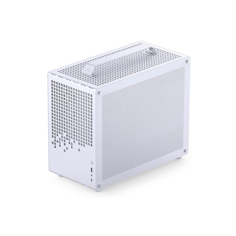 A large main feature product image of Jonsplus Z20 SFF 20L mATX Case (White)