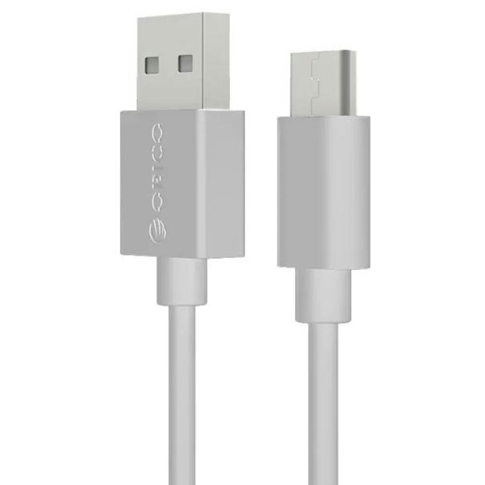 A large main feature product image of ORICO USB Type-A to Type-C Charging Data Cable 1m White