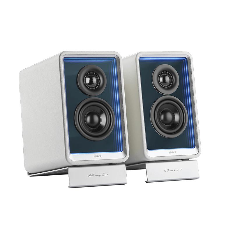 Edifier QR65 Active Desktop Speakers with GaN Charger (White