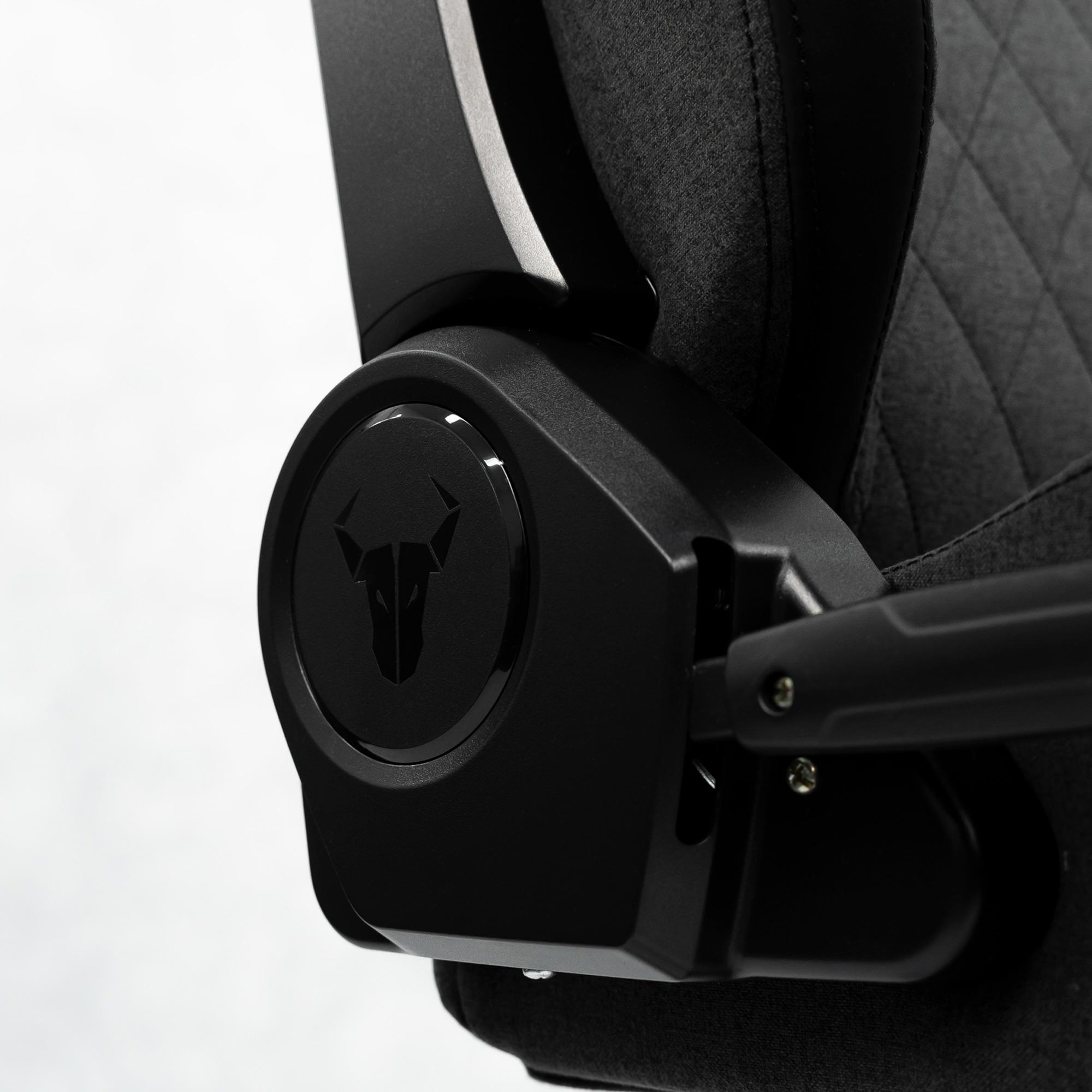 A large main feature product image of BattleBull Crosshair XL Gaming Chair - Dark Grey Weave