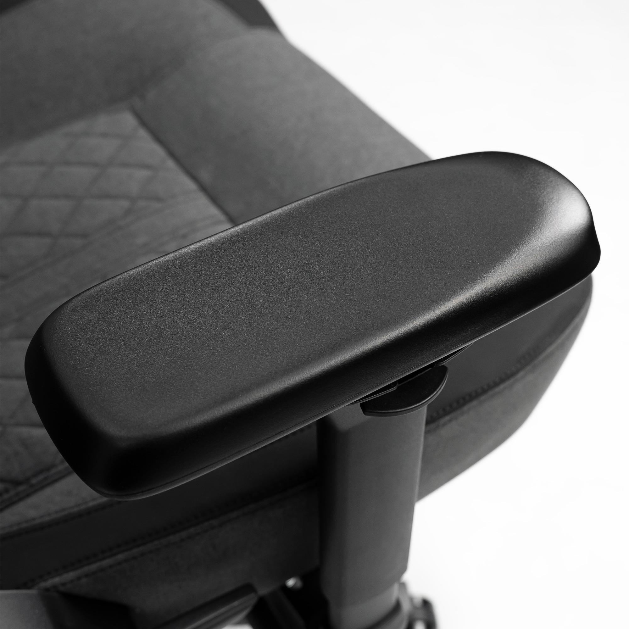 A large main feature product image of BattleBull Crosshair XL Gaming Chair - Dark Grey Weave