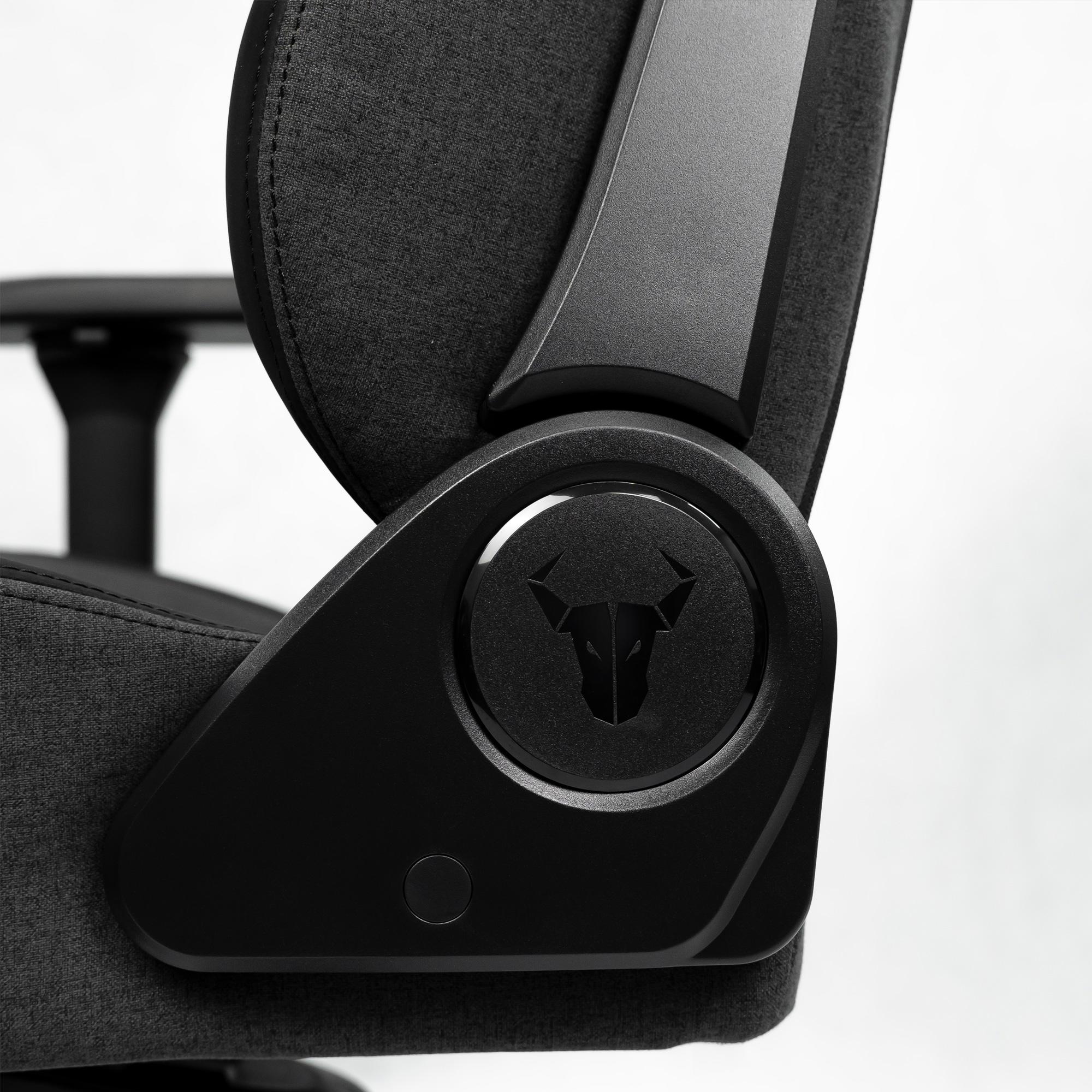 A large main feature product image of BattleBull Crosshair XL Gaming Chair - Dark Grey Weave