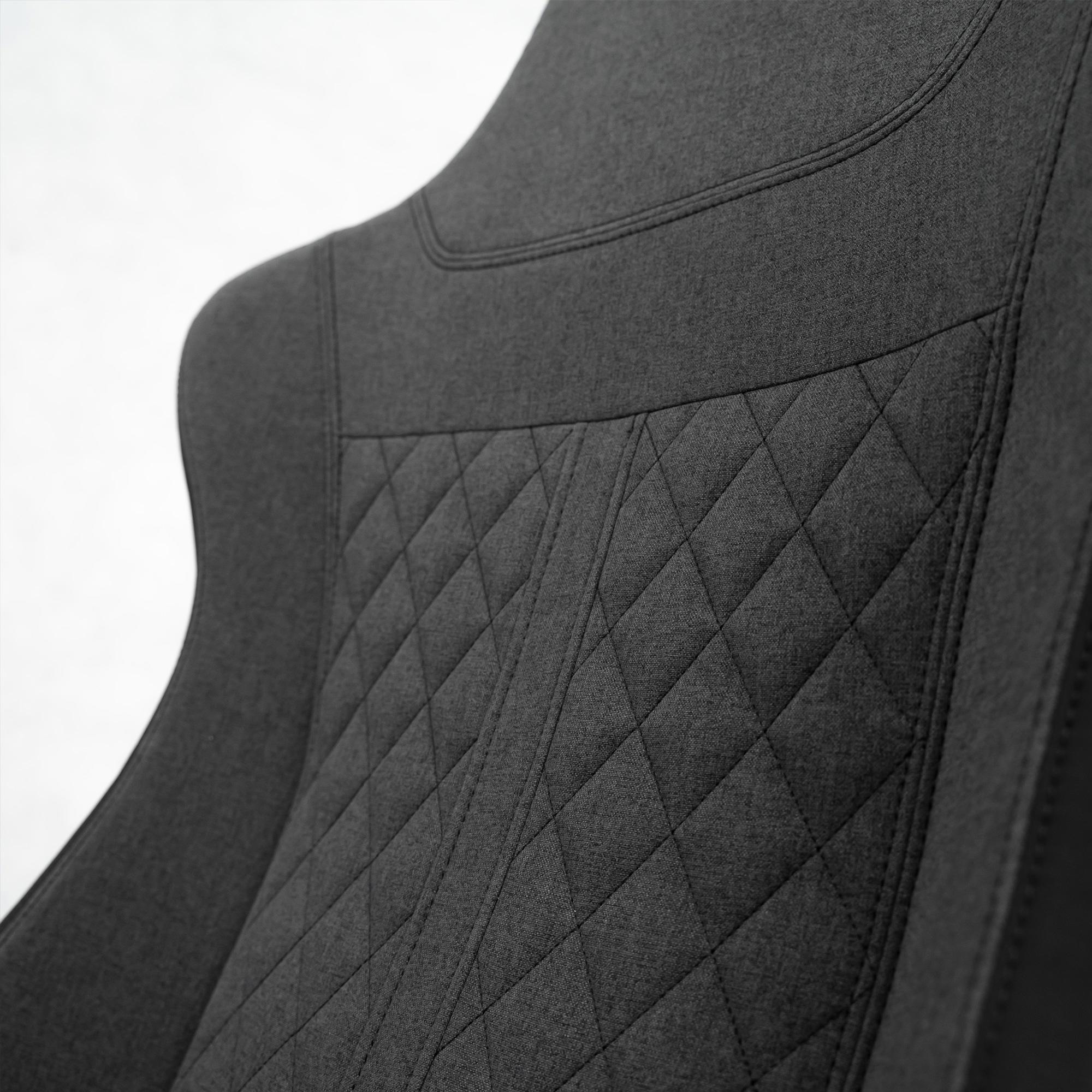 A large main feature product image of BattleBull Crosshair XL Gaming Chair - Dark Grey Weave