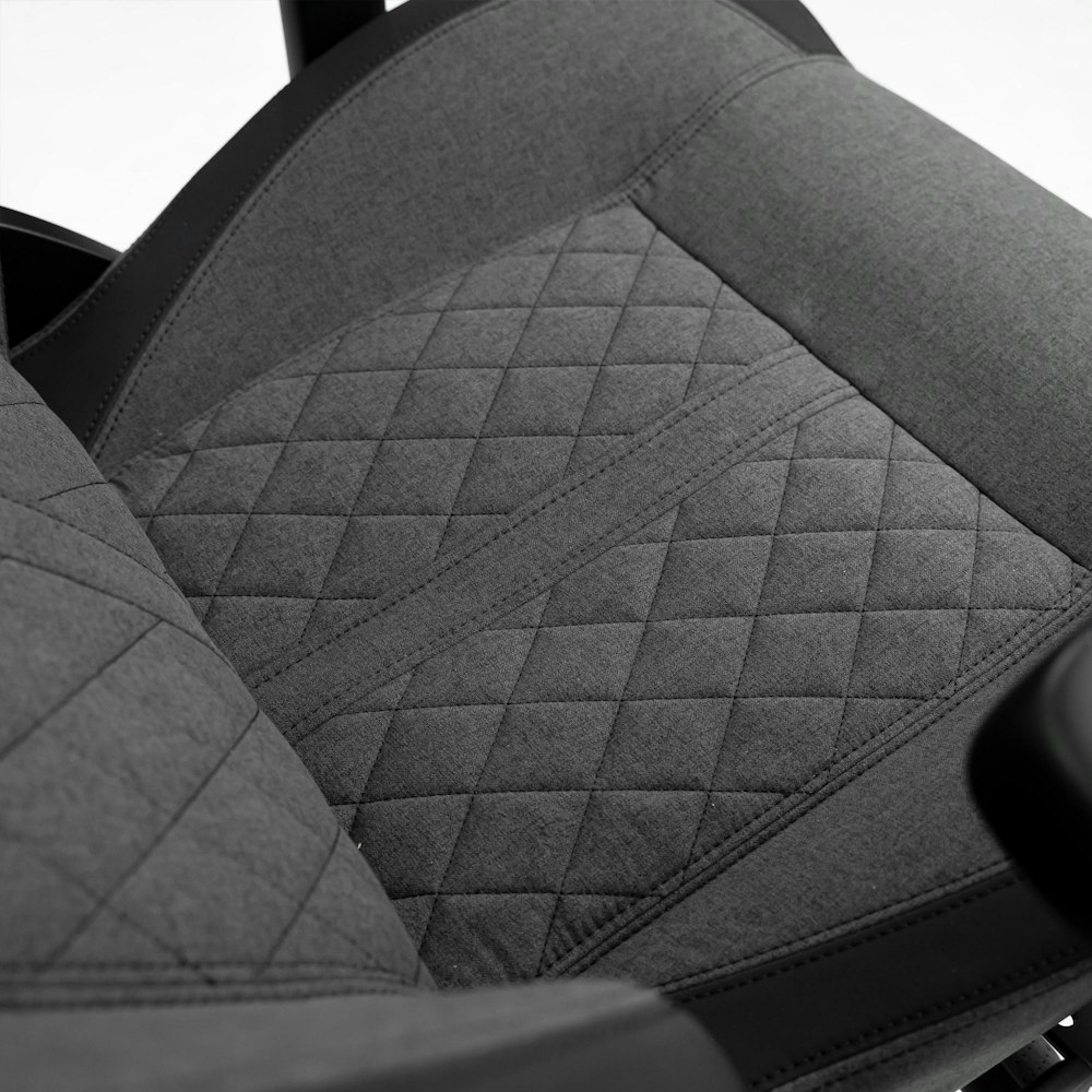 A large main feature product image of Battlebull Crosshair XL Gaming Chair Dark Grey Weave