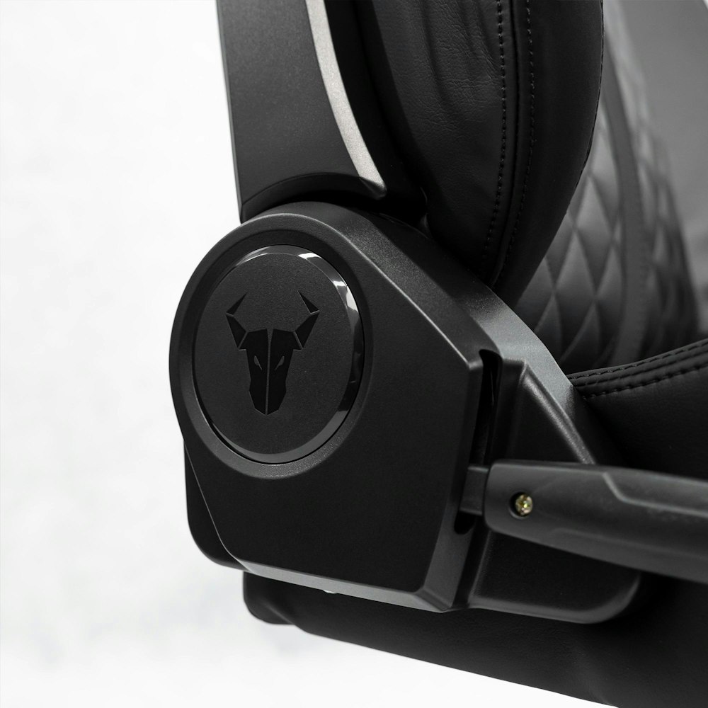 A large main feature product image of BattleBull Crosshair XL Gaming Chair - Black EPU Leather
