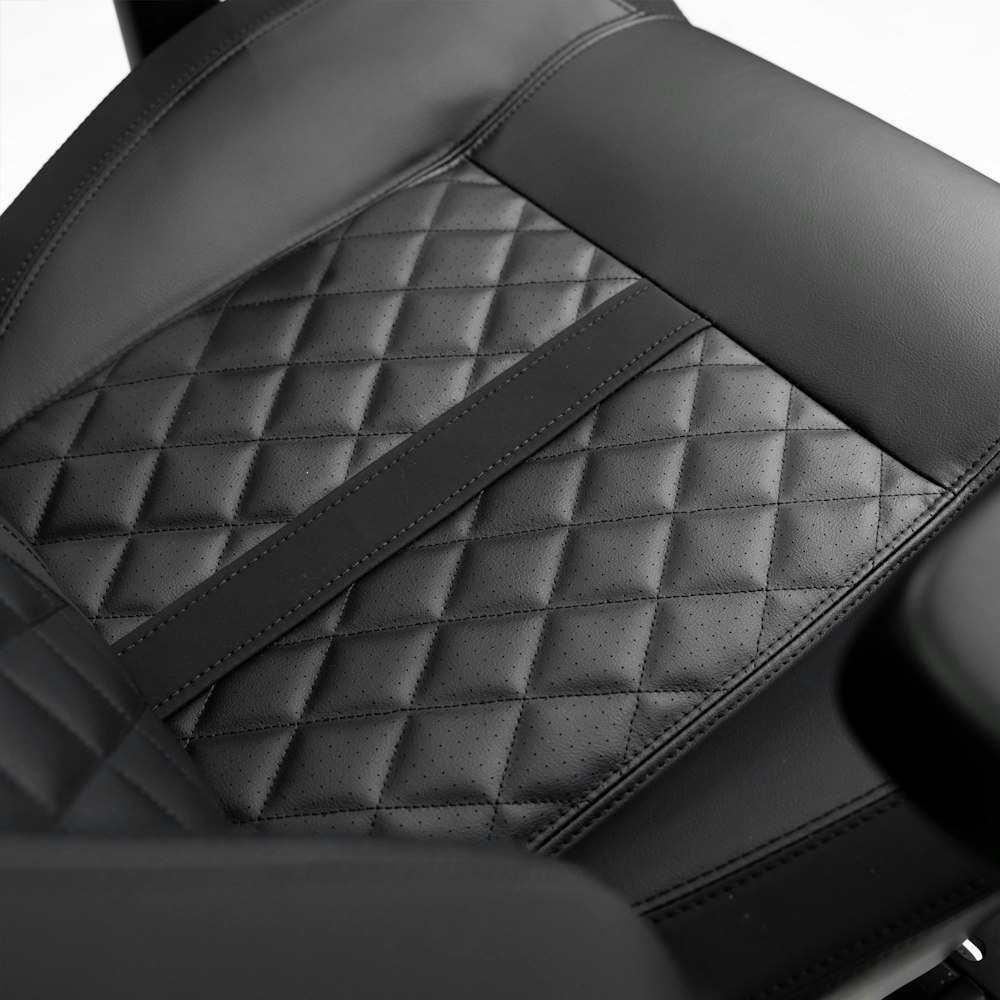 A large main feature product image of BattleBull Crosshair XL Gaming Chair - Black EPU Leather