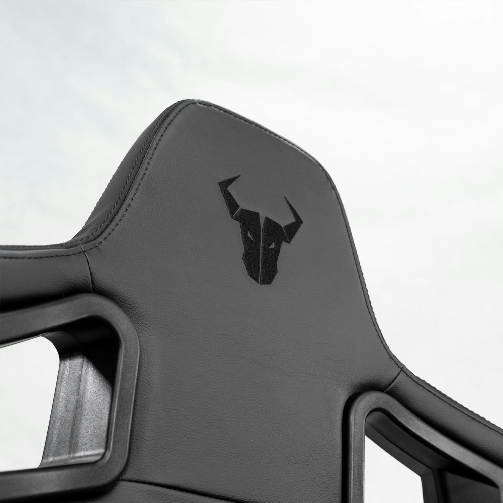 A large main feature product image of BattleBull Crosshair Gaming Chair - Black EPU Leather