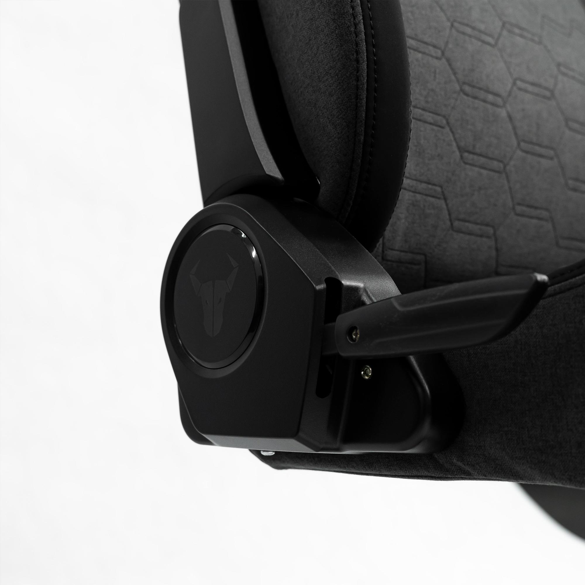 A large main feature product image of BattleBull Crosshair Gaming Chair - Dark Grey Weave