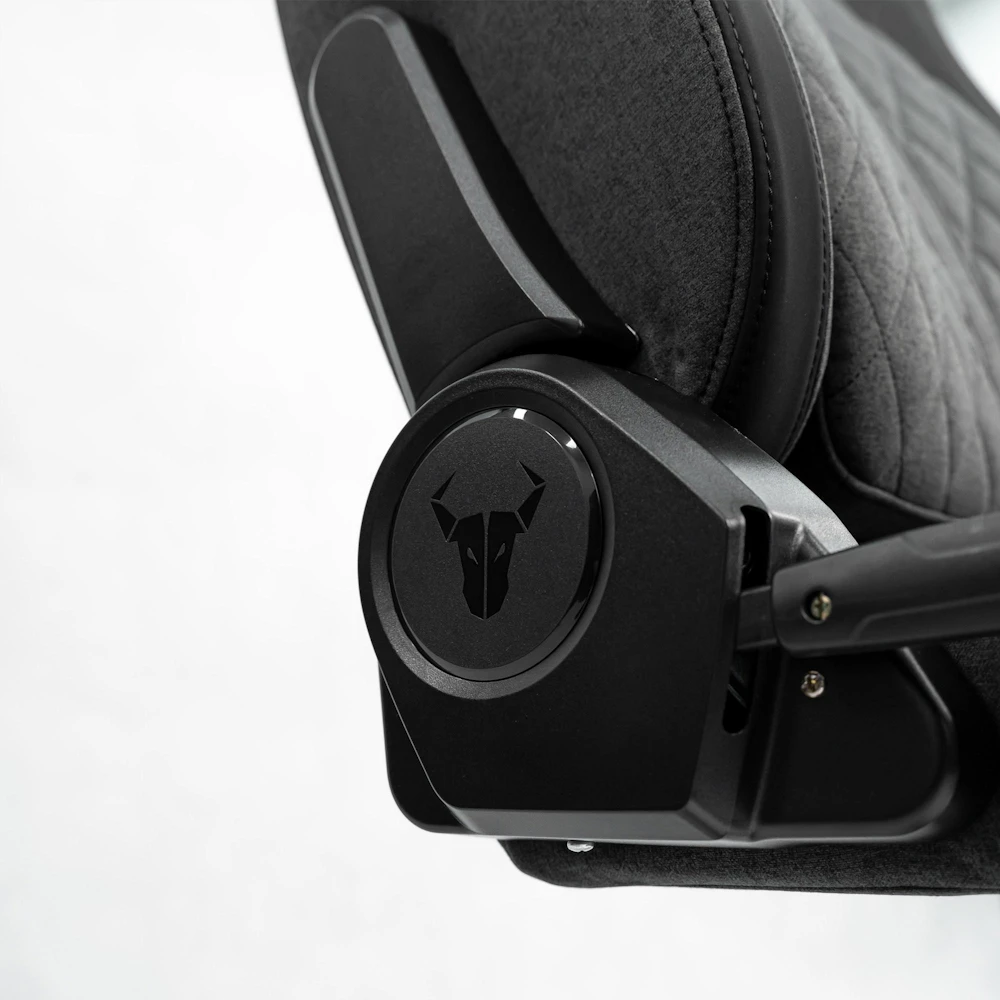 A large main feature product image of BattleBull Crosshair+ Gaming Chair - Dark Grey Weave