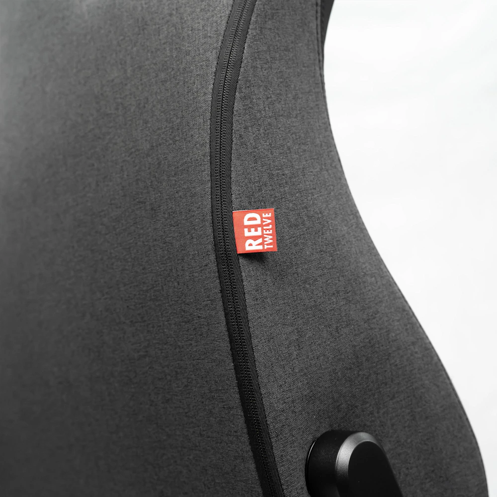 A large main feature product image of BattleBull Crosshair+ Gaming Chair - Dark Grey Weave