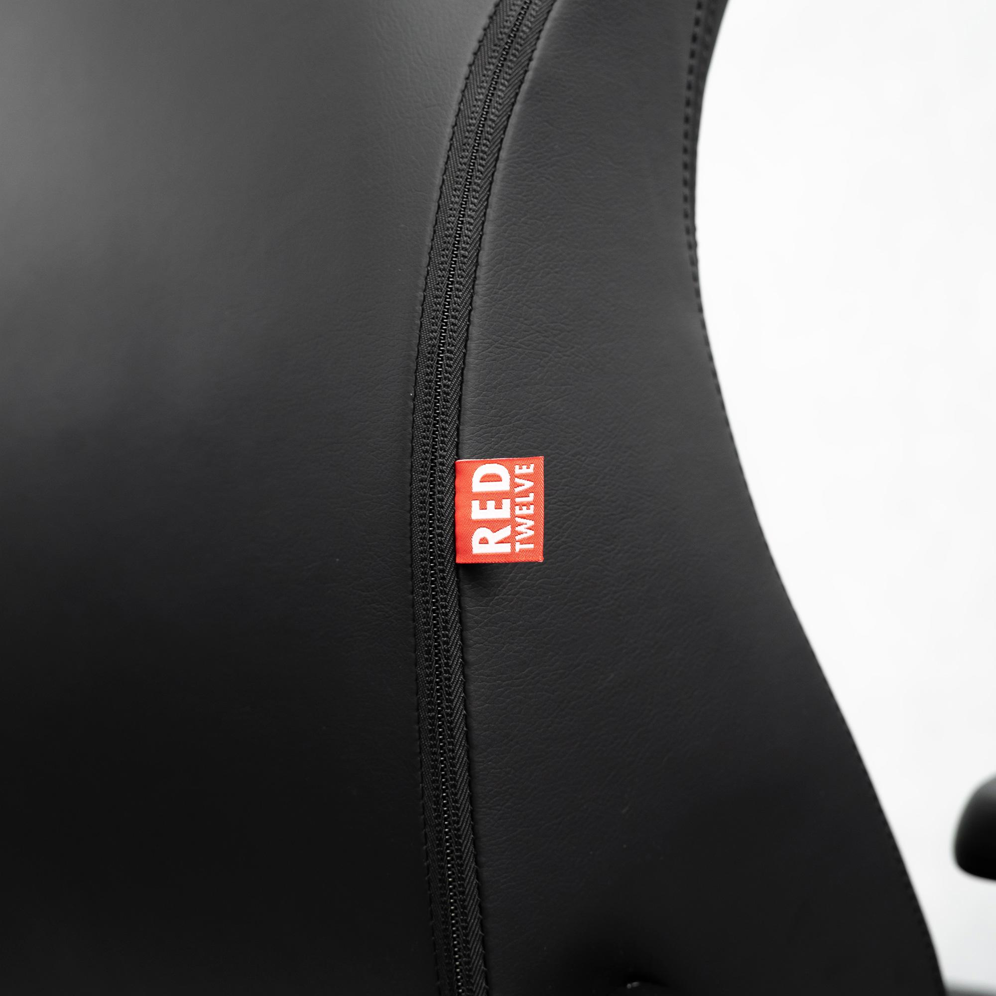 A large main feature product image of BattleBull Crosshair+ Gaming Chair - Black EPU Leather