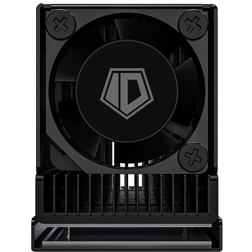 A large main feature product image of ID-COOLING ZERO M25 M.2 SSD Heatsink Cooler w/ Fan
