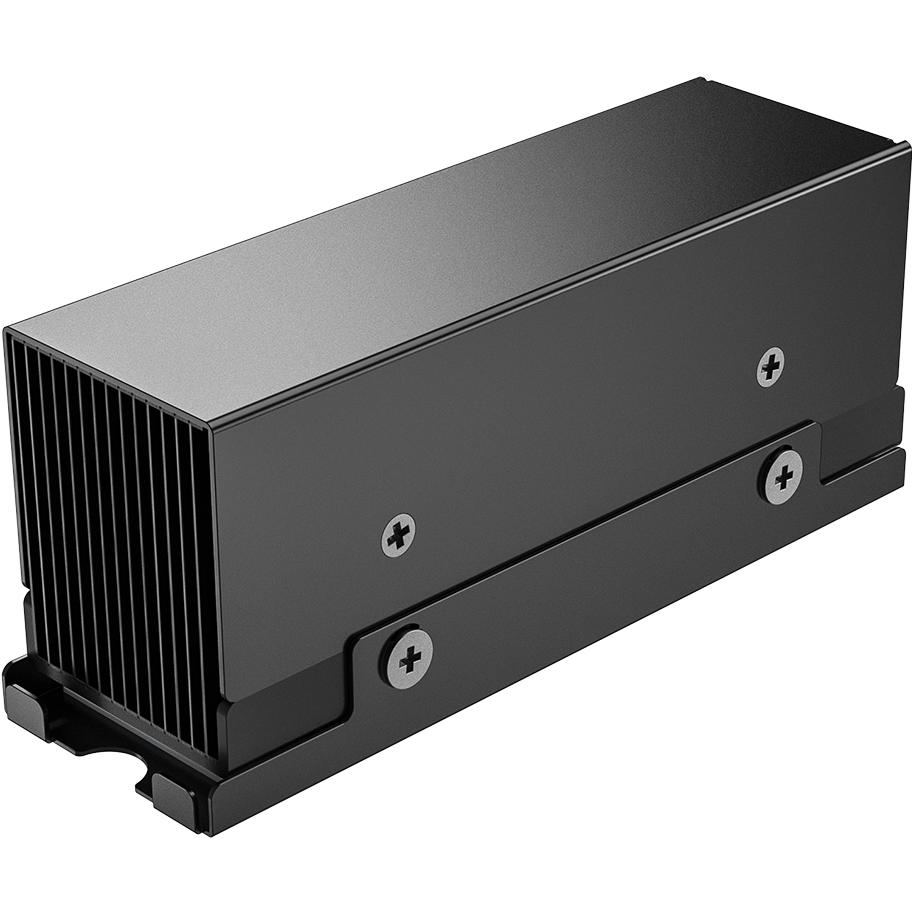 A large main feature product image of ID-COOLING ZERO M25 M.2 SSD Heatsink Cooler w/ Fan