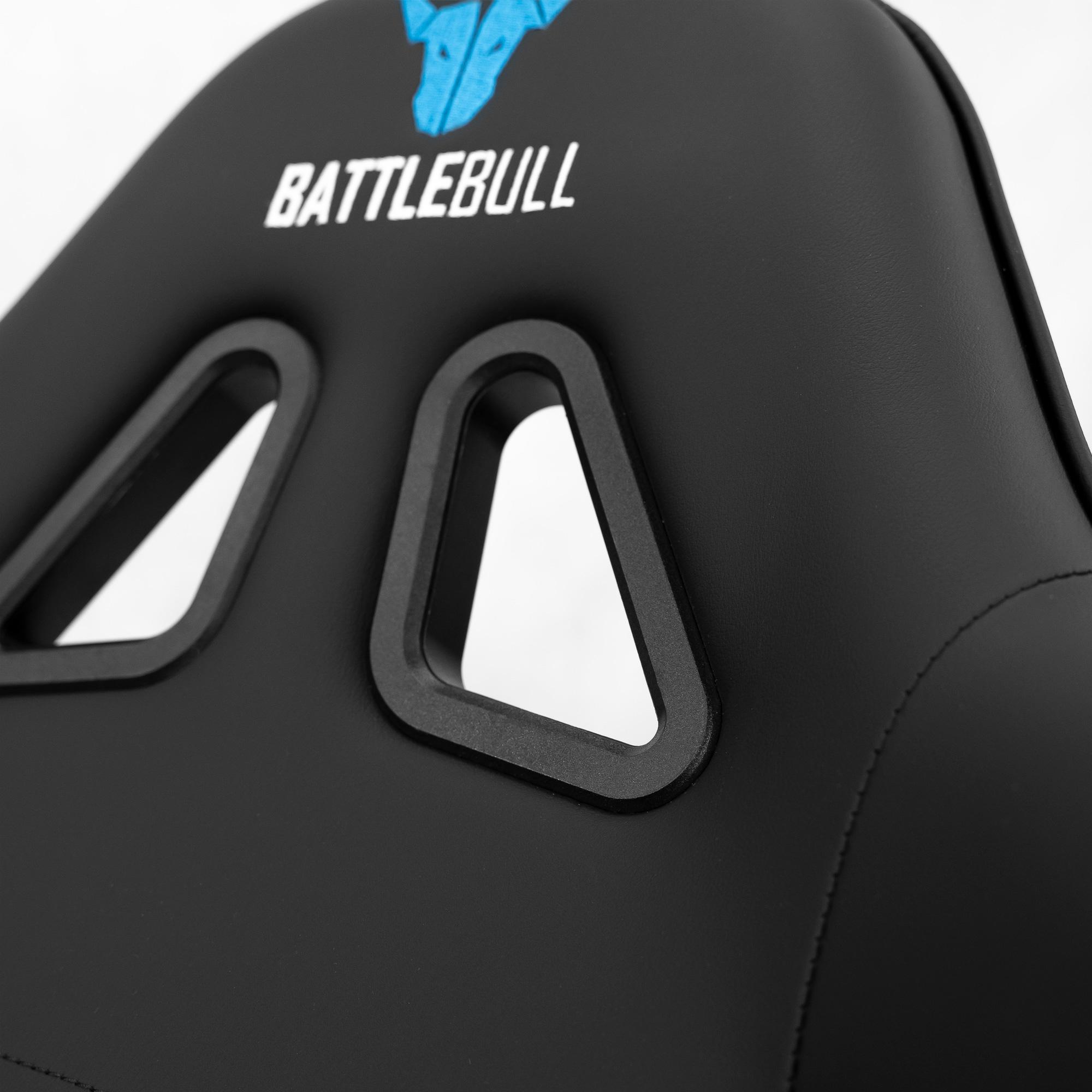 A large main feature product image of BattleBull Combat X Gaming Chair - Black/Blue