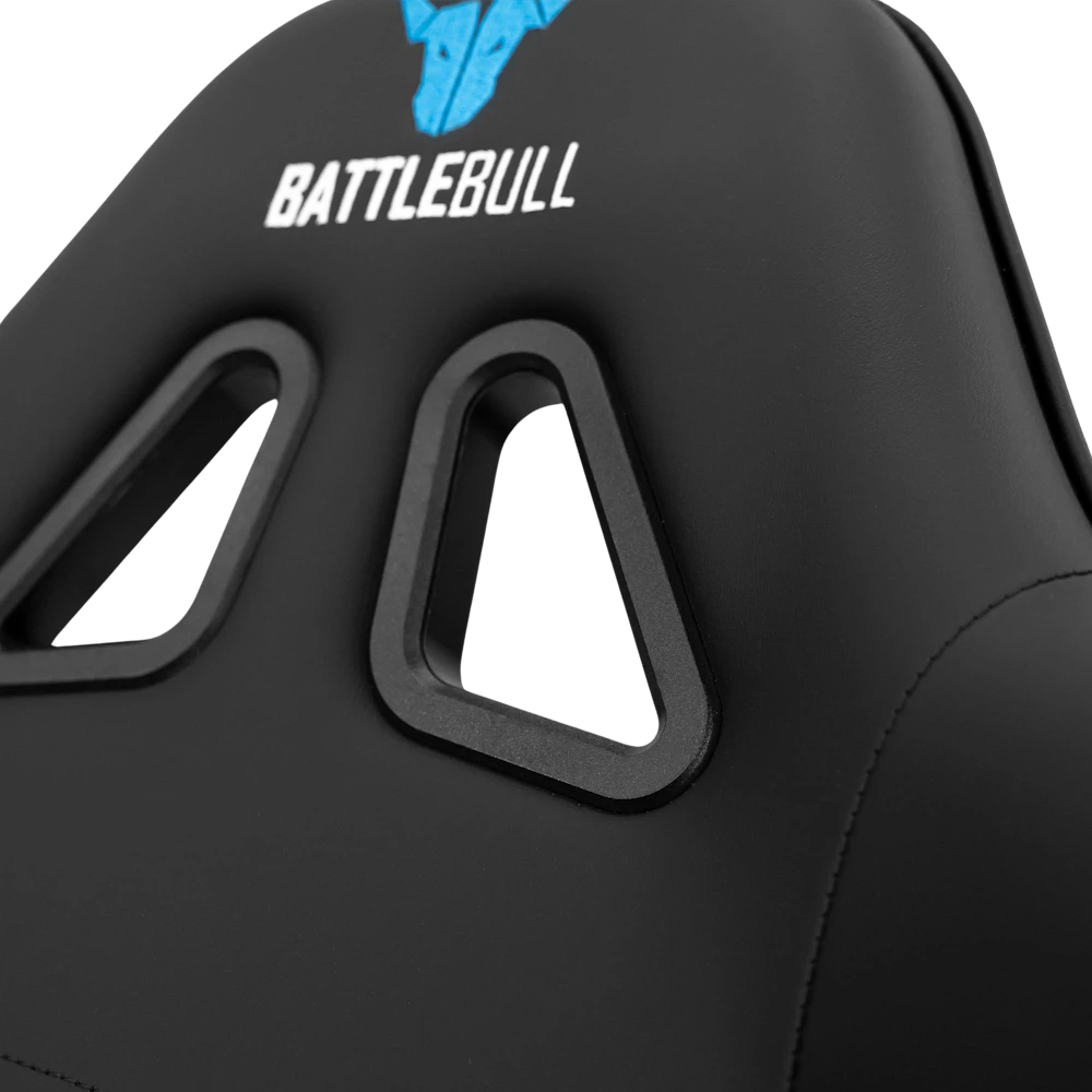 A large main feature product image of BattleBull Combat X Gaming Chair - Black/Blue