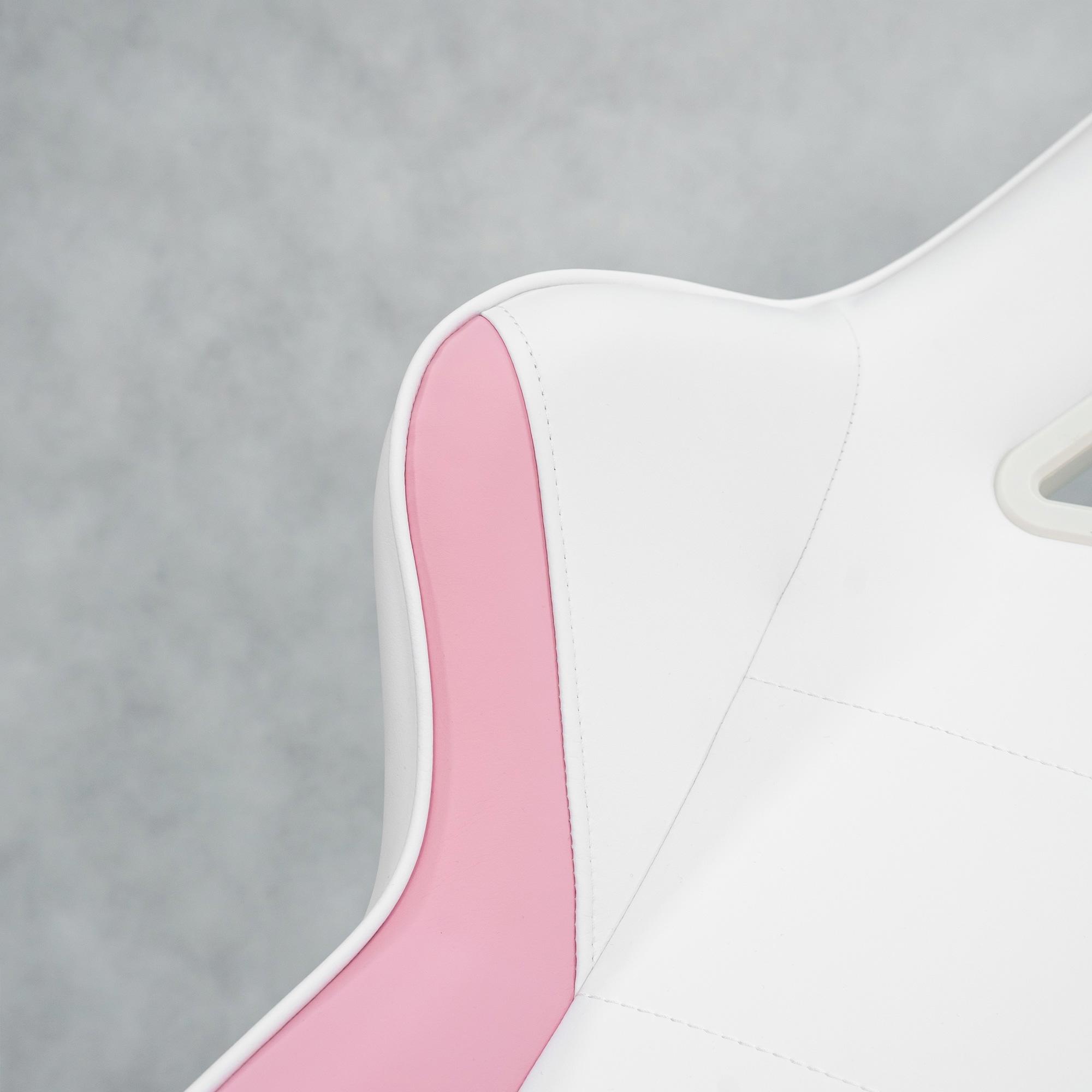 A large main feature product image of BattleBull Combat X Gaming Chair - White/Pink