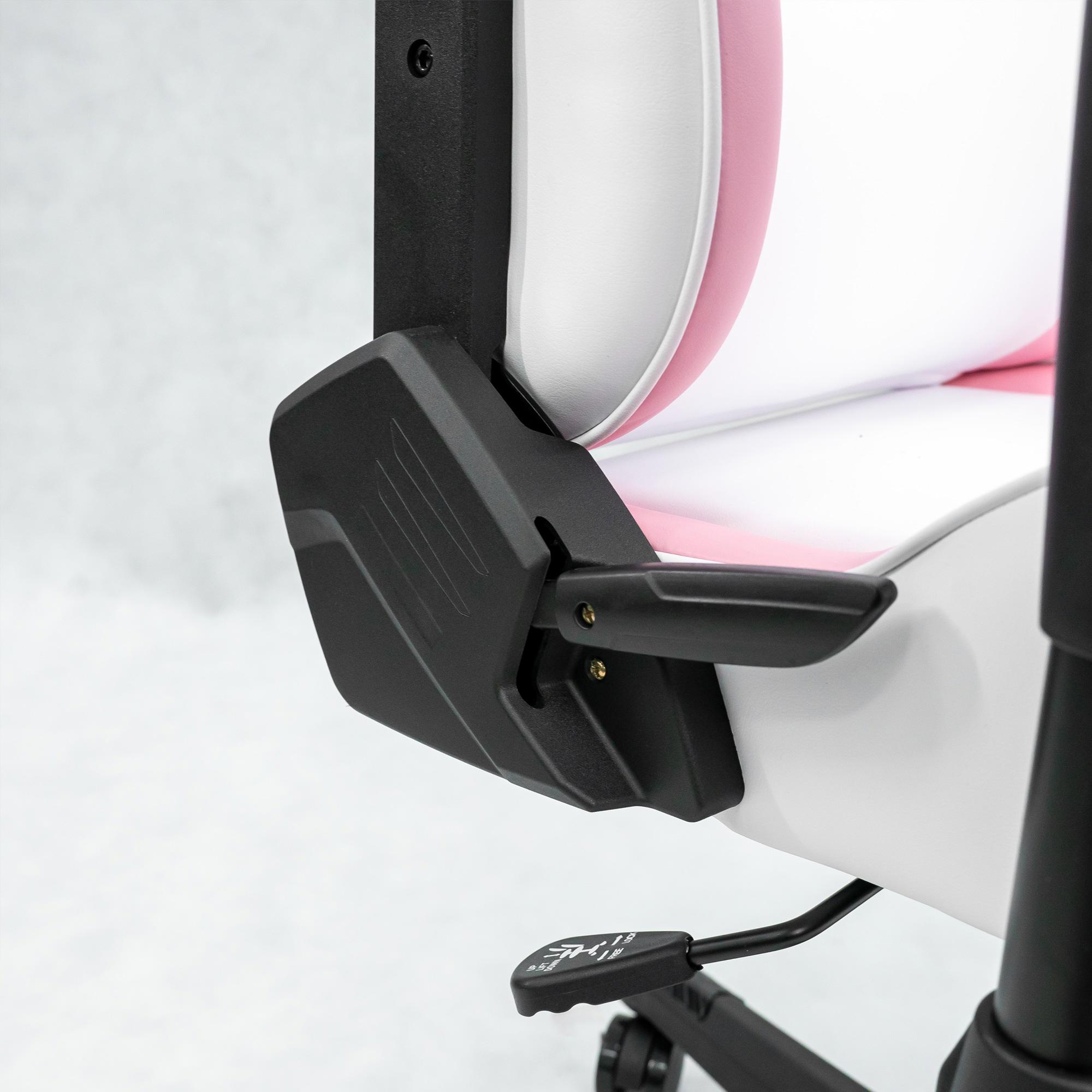 A large main feature product image of BattleBull Combat X Gaming Chair - White/Pink