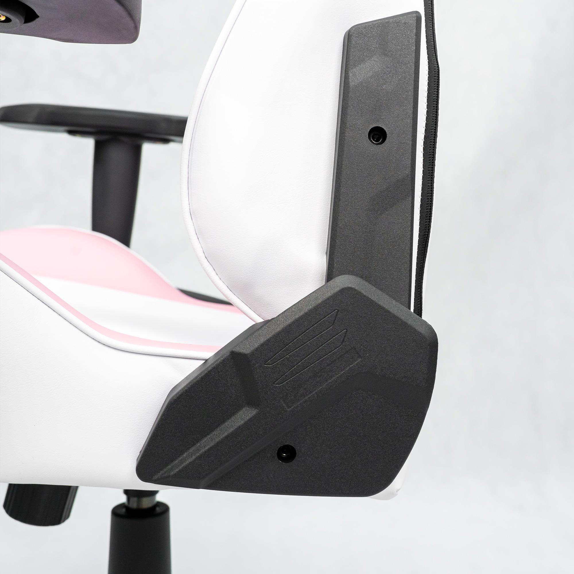 A large main feature product image of BattleBull Combat X Gaming Chair - White/Pink