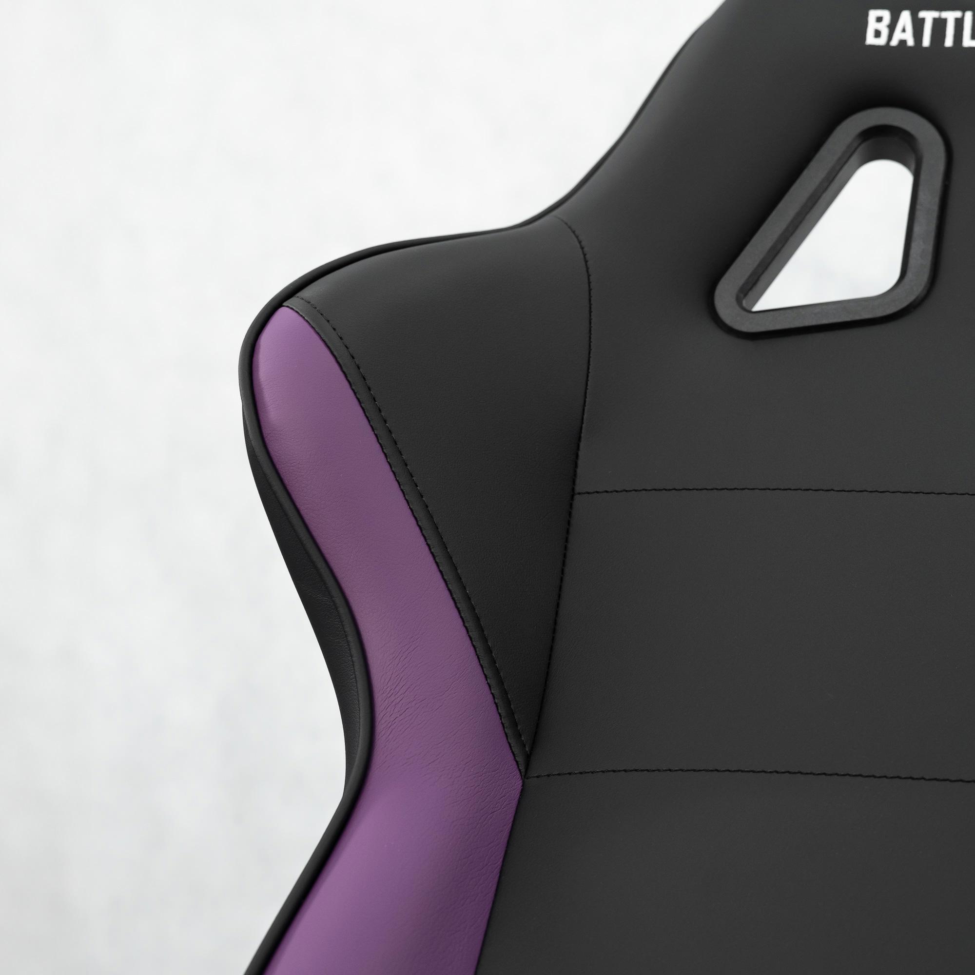 A large main feature product image of BattleBull Combat X Gaming Chair - Black/Purple