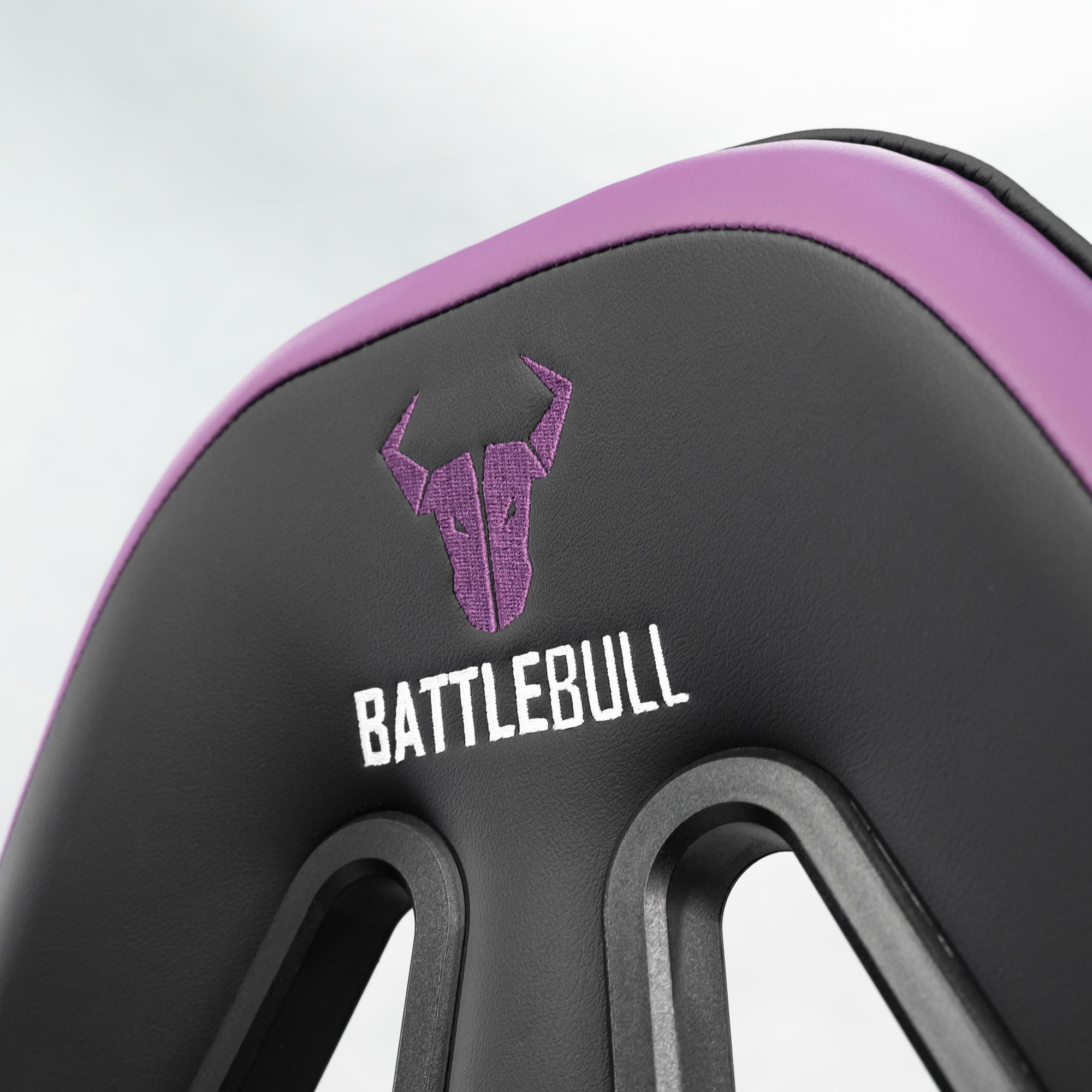 A large main feature product image of BattleBull Combat X Gaming Chair - Black/Purple