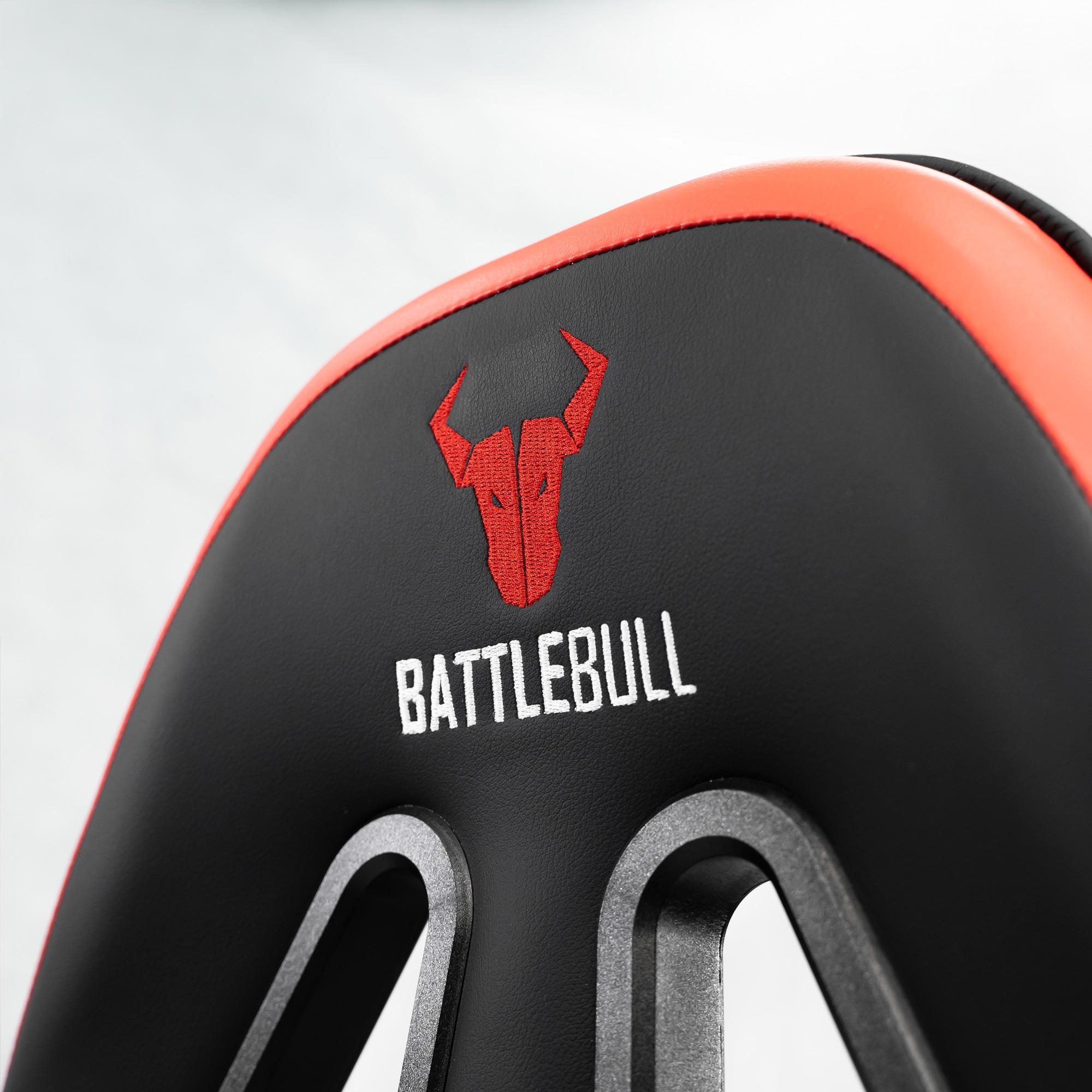 A large main feature product image of BattleBull Combat X Gaming Chair - Black/Red