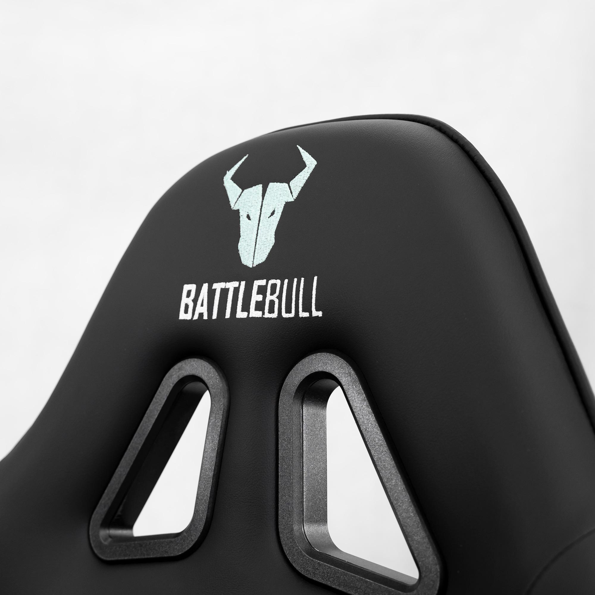 A large main feature product image of BattleBull Combat X Gaming Chair - Black/Teal