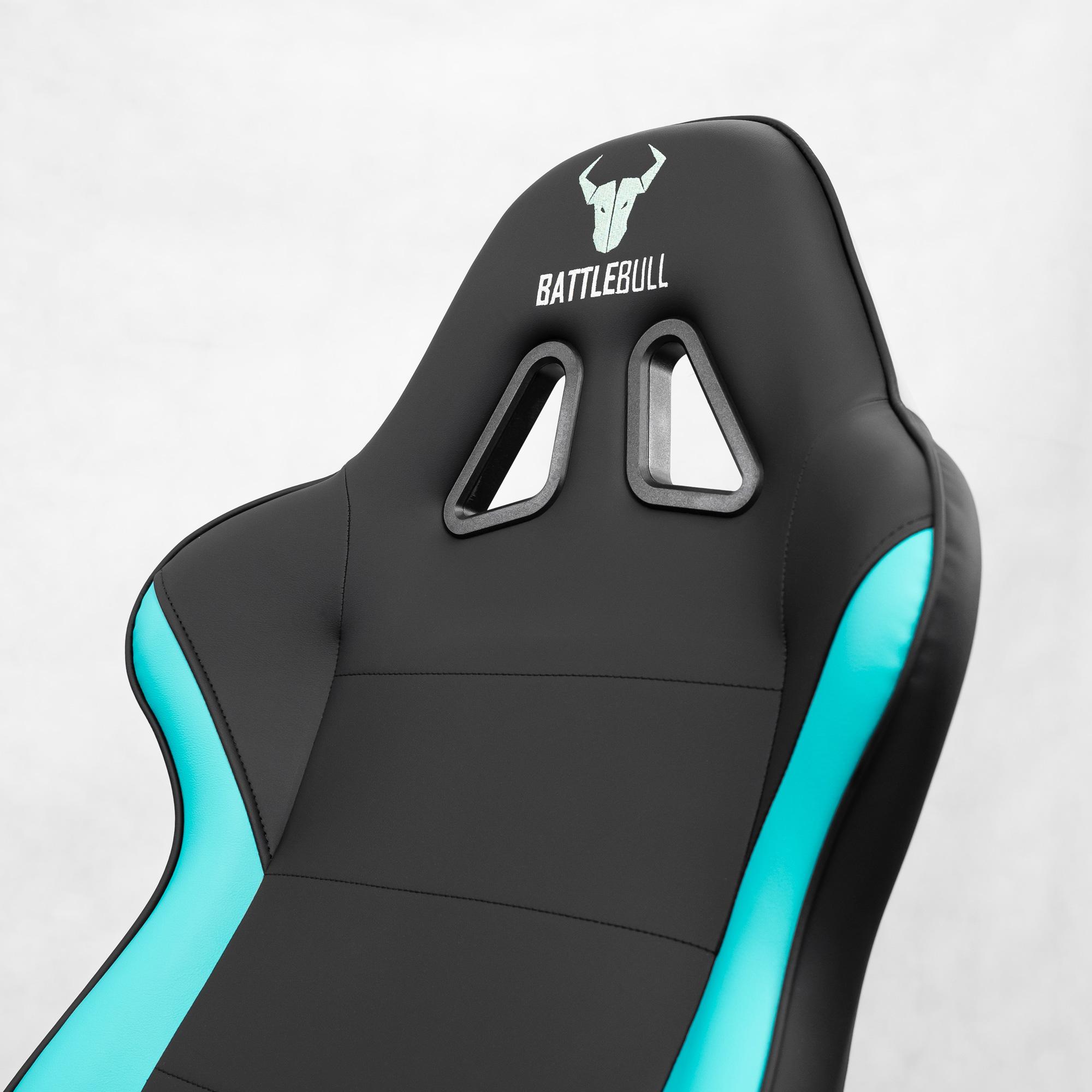 A large main feature product image of BattleBull Combat X Gaming Chair - Black/Teal