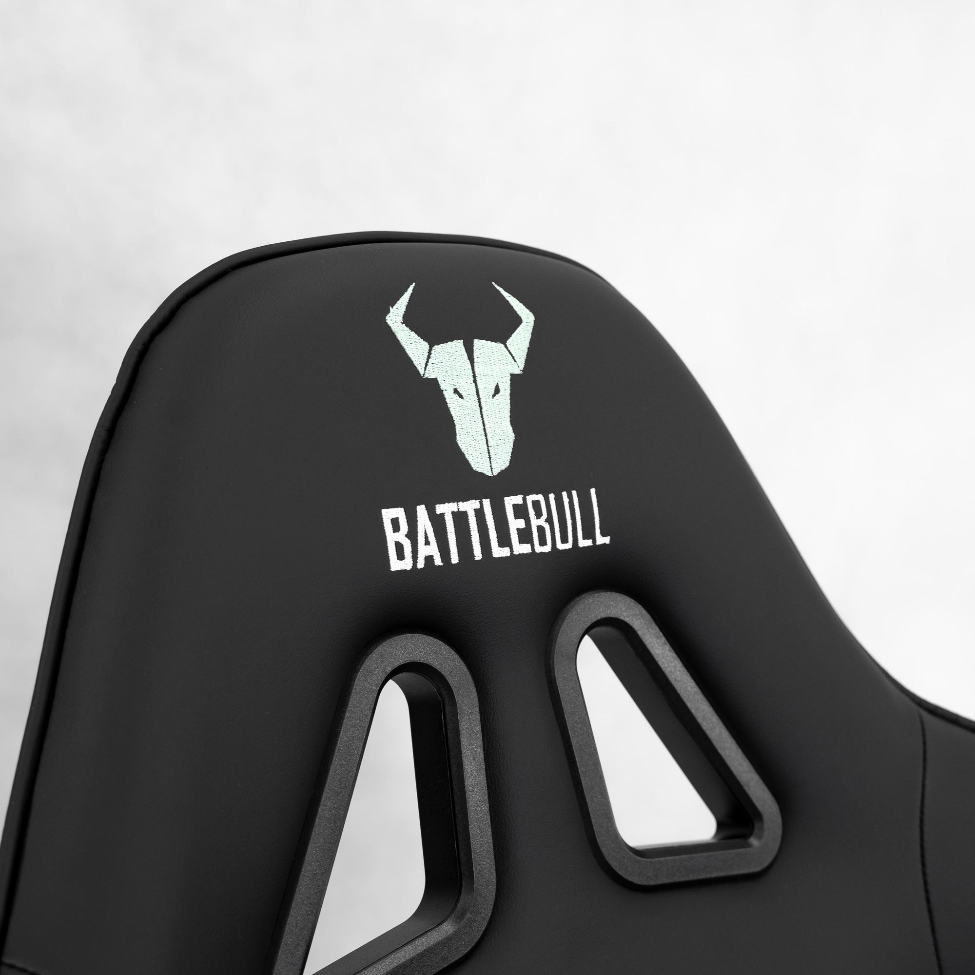 A large main feature product image of BattleBull Combat X Gaming Chair - Black/Teal