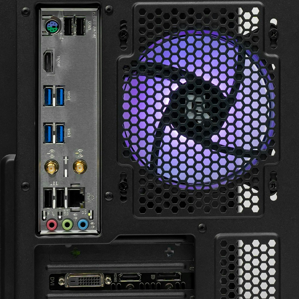 A large main feature product image of PLE Midnight GTX 1650 Prebuilt Ready To Go Gaming PC