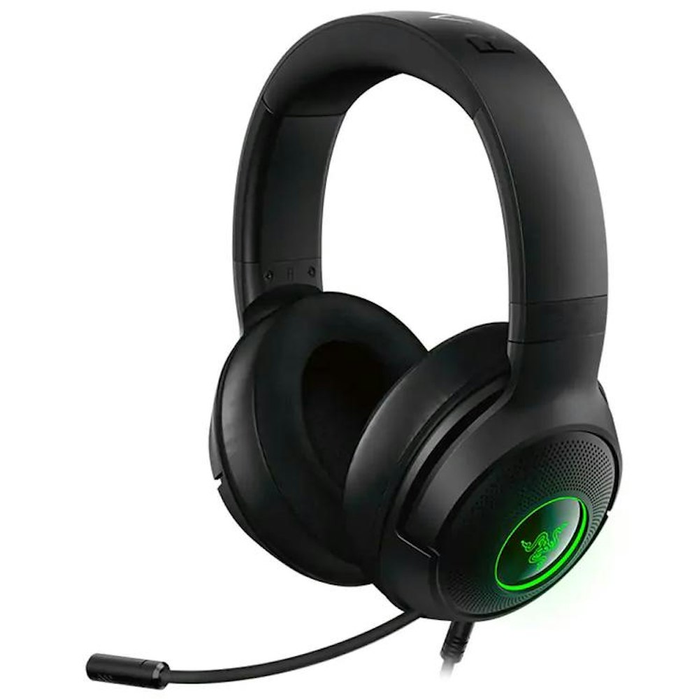 A large main feature product image of Razer Kraken V3 X - Wired USB Gaming Headset