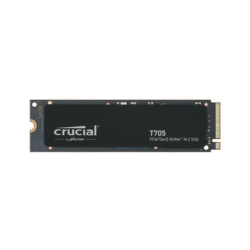 A large main feature product image of Crucial T705 PCIe Gen5 NVMe M.2 SSD - 2TB