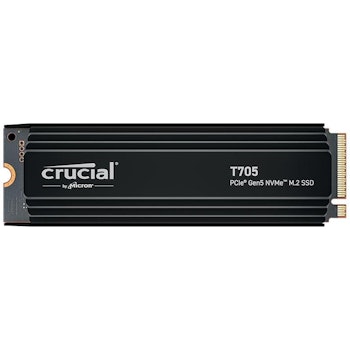 Product image of Crucial T705 w/ Heatsink PCIe Gen5 NVMe M.2 SSD - 2TB - Click for product page of Crucial T705 w/ Heatsink PCIe Gen5 NVMe M.2 SSD - 2TB