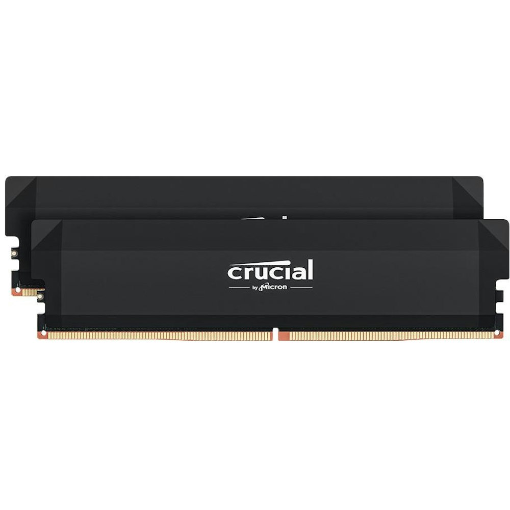 A large main feature product image of Crucial Pro Overclocking 32GB Kit (2x16GB) DDR5 CL36 6000MHz
