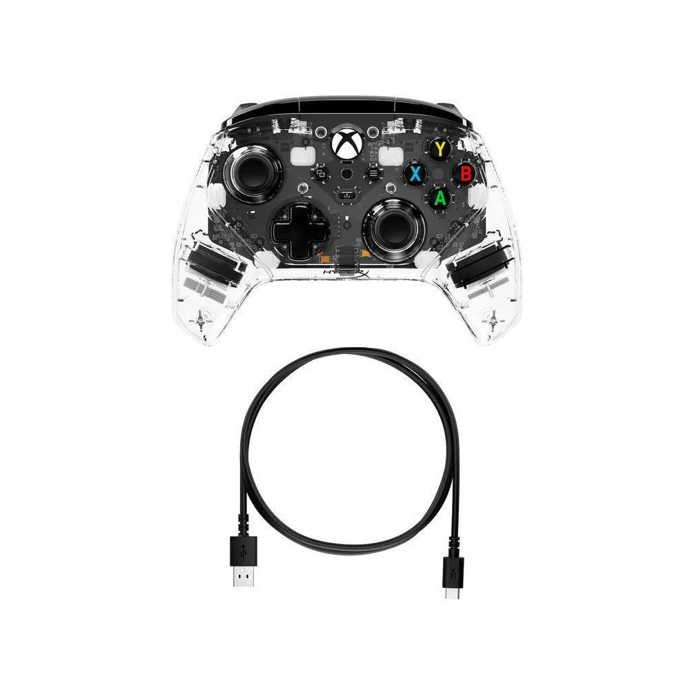 A large main feature product image of HyperX Clutch Gladiate - RGB Gaming Controller for Xbox & PC