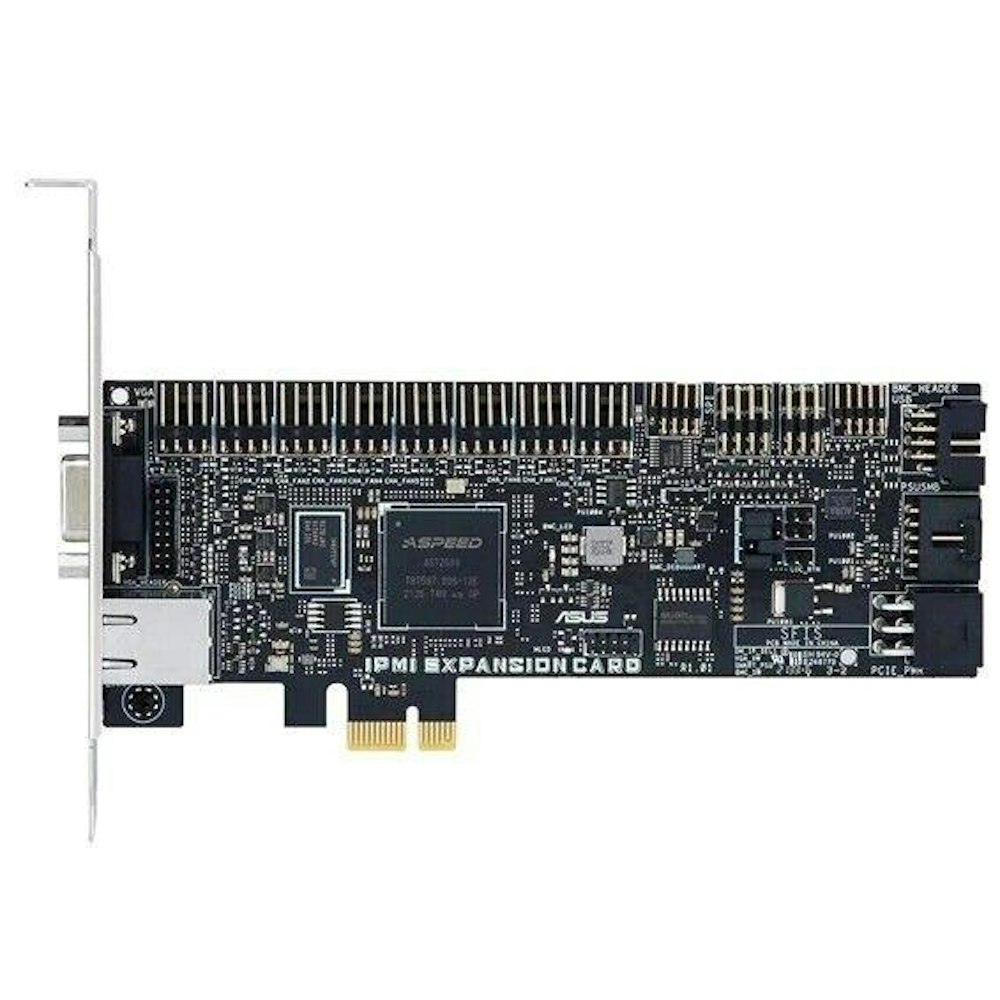 A large main feature product image of ASUS IPMI Expansion Card