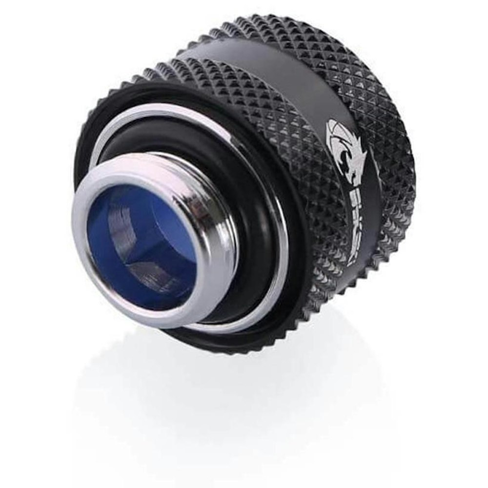 A large main feature product image of Bykski G1/4 12mm Hard Tube Compression Fitting - Black