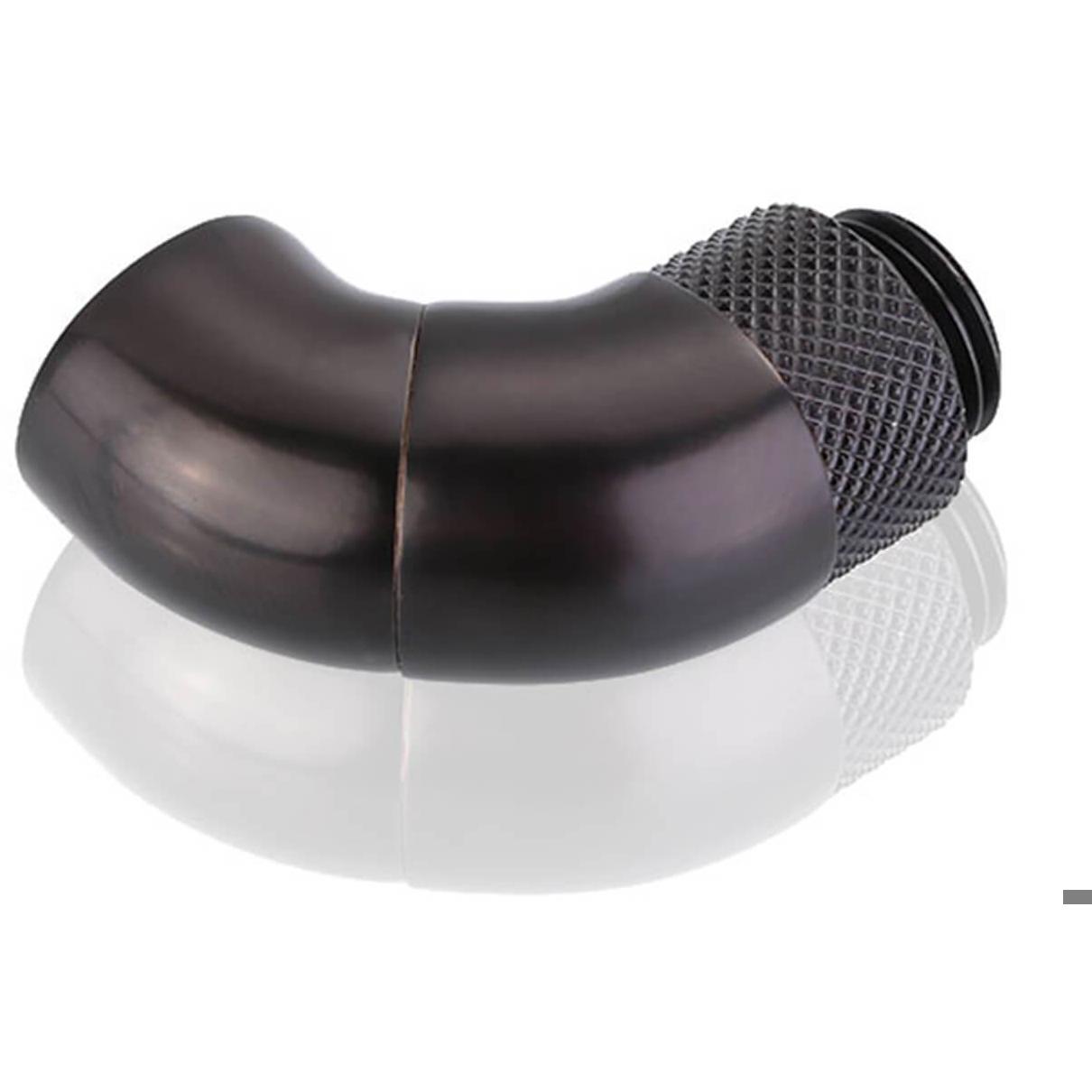 A large main feature product image of Bykski G1/4" 90 Degree Double Rotary Elbow Fitting (Black)
