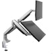 A small tile product image of EX-DEMO Brateck Dual Monitor Aluminum Interactive Counterbalance Monitor Arm For 13''-32'' LCD Monitors