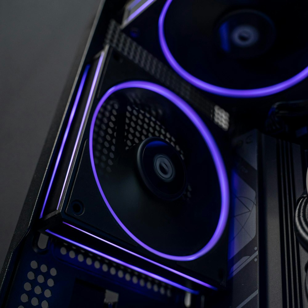 A large main feature product image of PLE Galaxy RTX 4080 SUPER Prebuilt Ready To Go Gaming PC