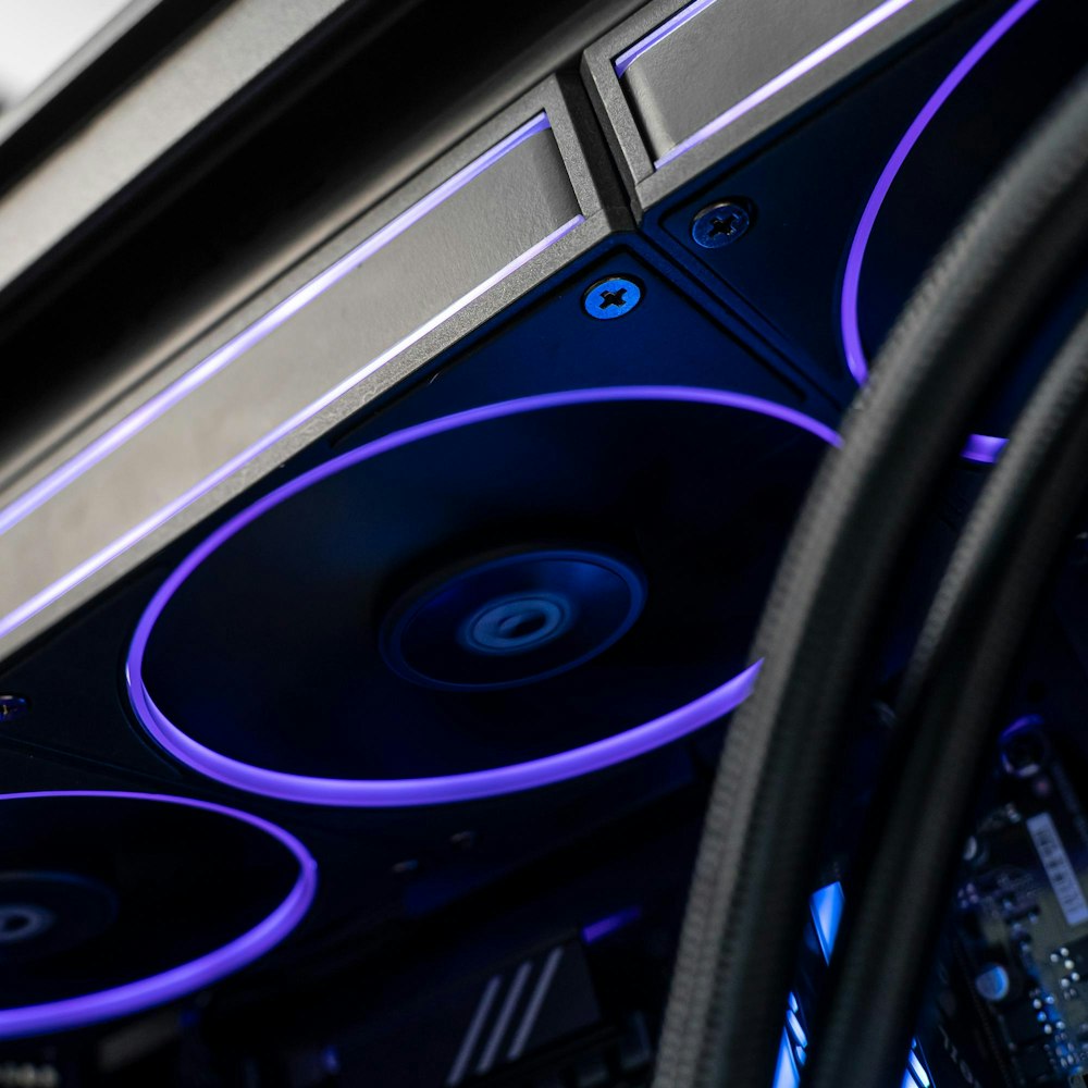 A large main feature product image of PLE Galaxy RTX 4080 SUPER Prebuilt Ready To Go Gaming PC