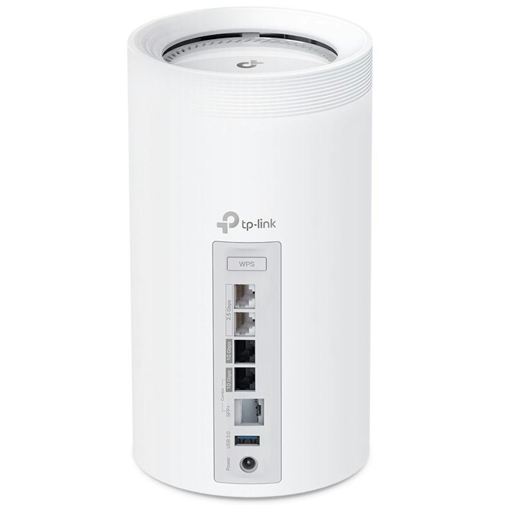 A large main feature product image of TP-Link Deco BE85 - BE22000 Wi-Fi 7 Tri-Band Mesh System (3 Pack)
