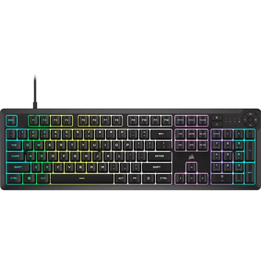 Corsair K55 CORE RGB Gaming Keyboard - Black
