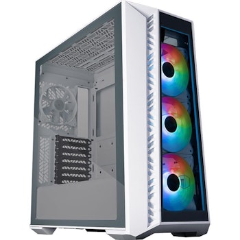 Product image of EX-DEMO Cooler Master MasterBox MB520 Mid Tower Case - White - Click for product page of EX-DEMO Cooler Master MasterBox MB520 Mid Tower Case - White